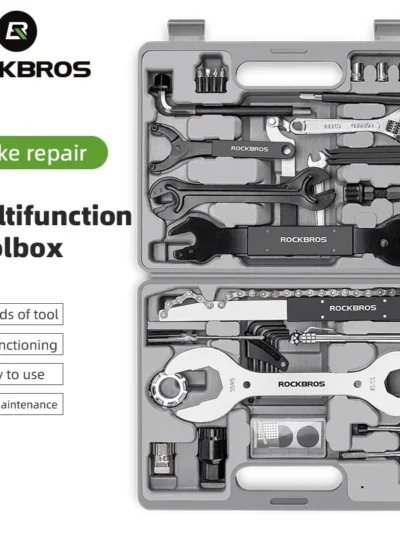 ROCKBROS Bicycle Repair Tool Kits 44 in 1 Professional Bike Multifunction Repair Tools Key Set Cycling Tools