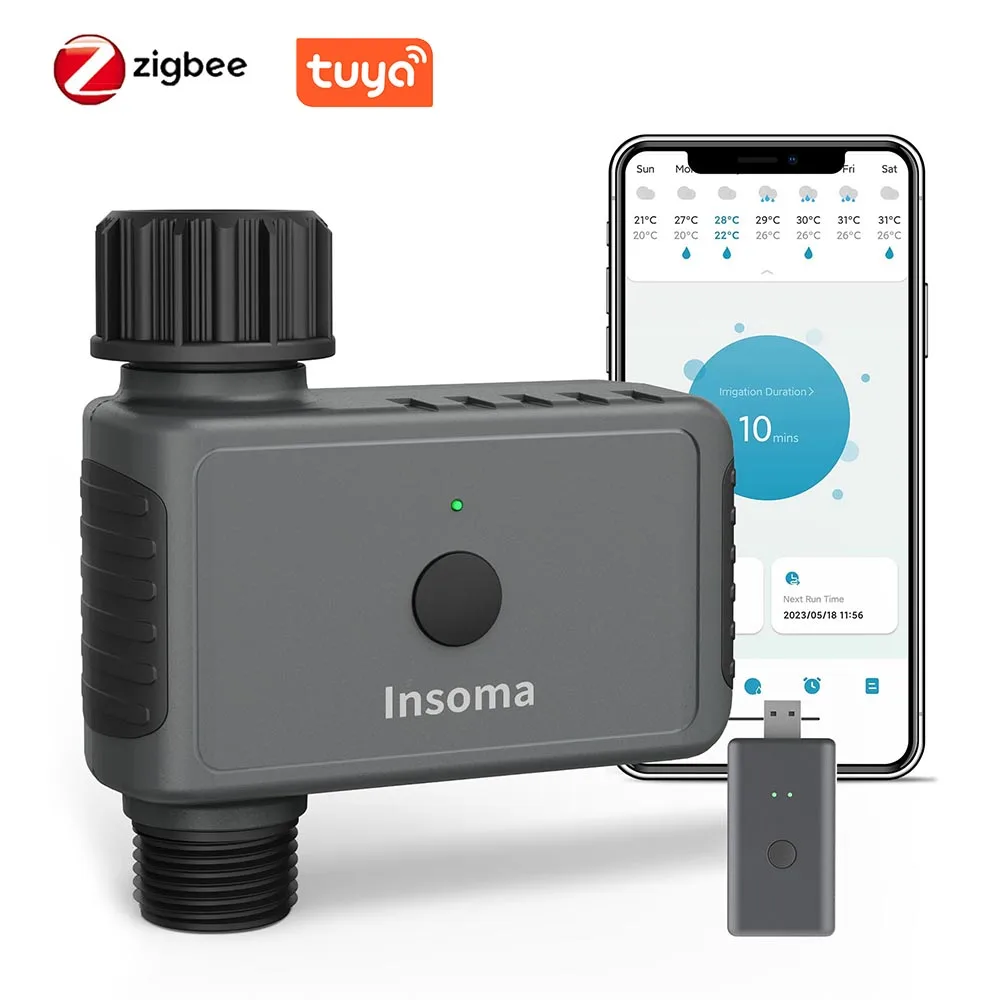 Insoma Automatic Water Timer Intelligent Irrigation Watering System Sprinkler Timer Garden Programer - Image 14