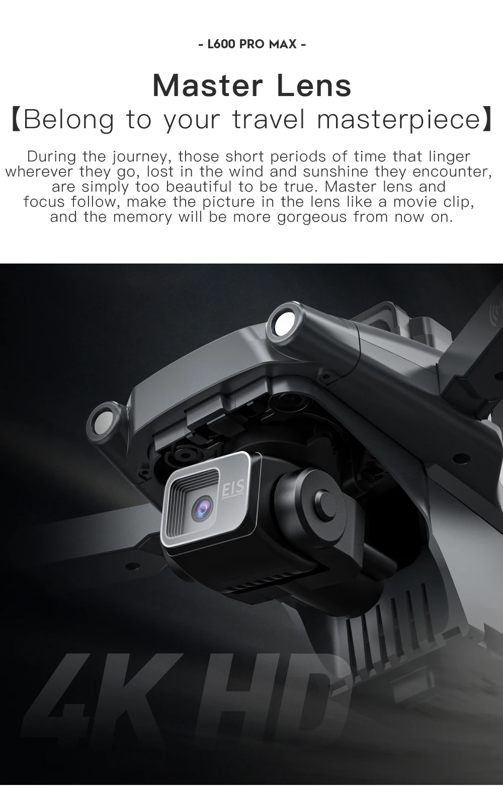 L600 PRO MAX GPS Drone Professional 4K 3-Axis PTZ HD Dual Camera Obstacle Avoidance Brushless Motor 5G WIFI RC Quadcopter Toys - Image 20