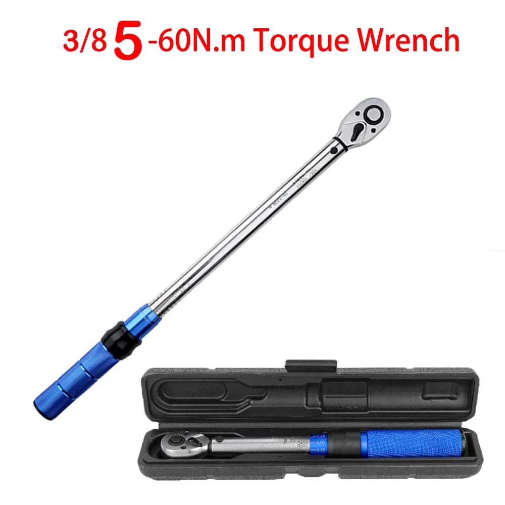 5-60N.m Torque Wrench 3/8 Inch Square Drive Torques Key ±3% High Precision Torque Wrench - Image 7