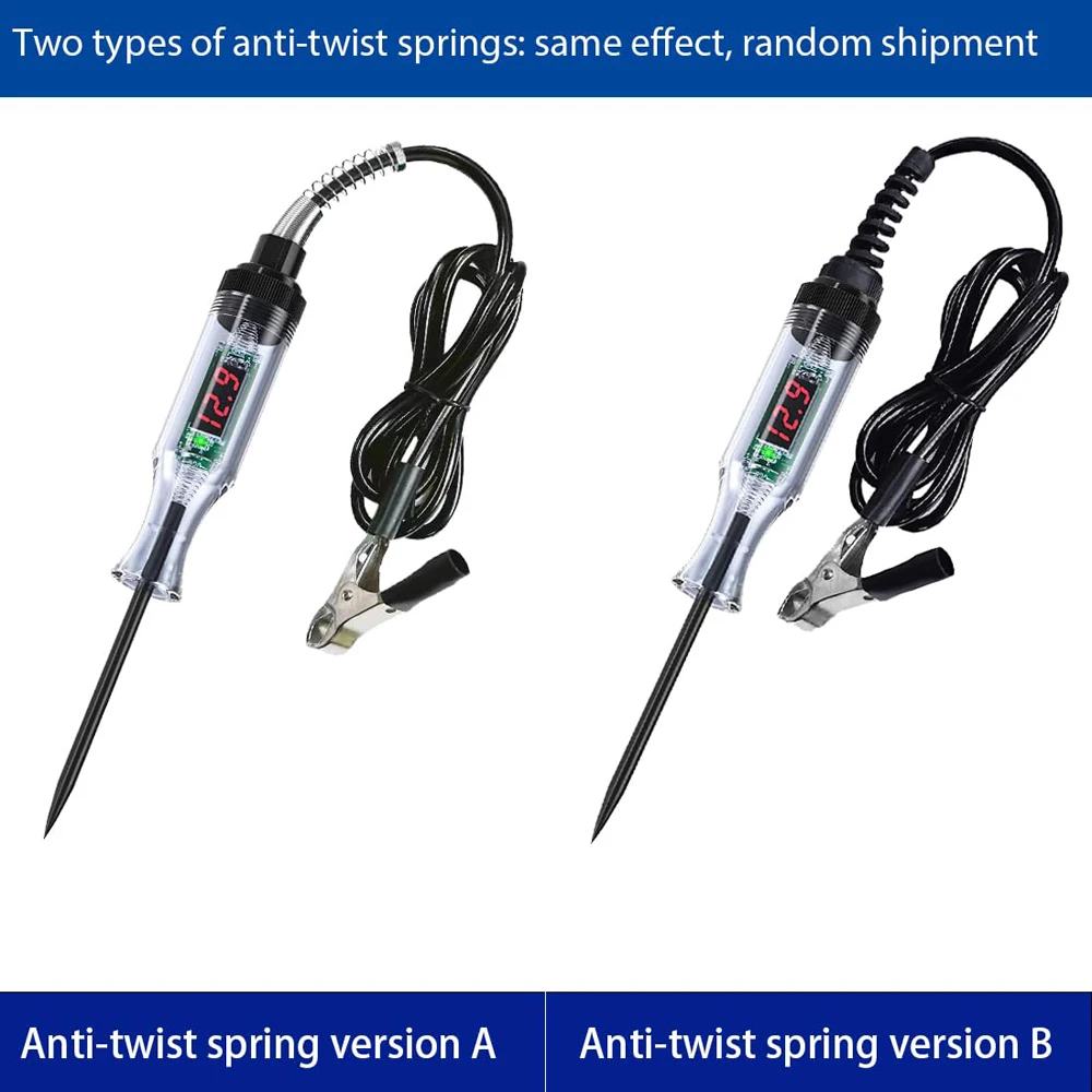 Car Truck Voltage Circuit Tester Auto 6V 24V Tools Car Diagnostic Probe Test Pen Light Bulb Electric Measuring Pen Tools - Image 11