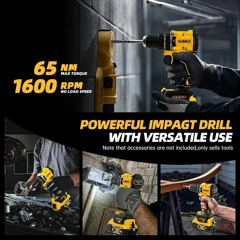 DEWALT DCD805 20V High - Performance Brushless Cordless Impact Drill & Screwdriver - Image 5