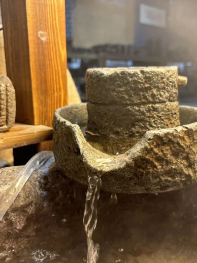 Retro Water Feature Ornament Potted Plant Courard Folk Home Tea Pet Stone inder Living Room Decorative Accories