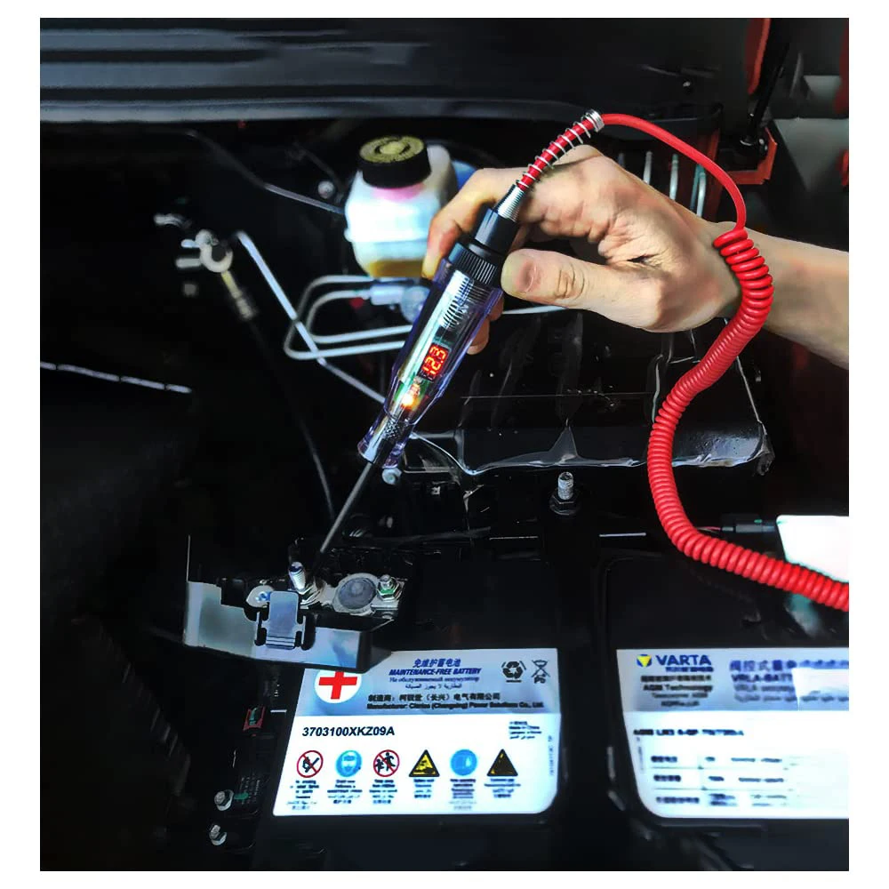 Car Truck Voltage Circuit Tester Auto 6V 24V Tools Car Diagnostic Probe Test Pen Light Bulb Electric Measuring Pen Tools - Image 10