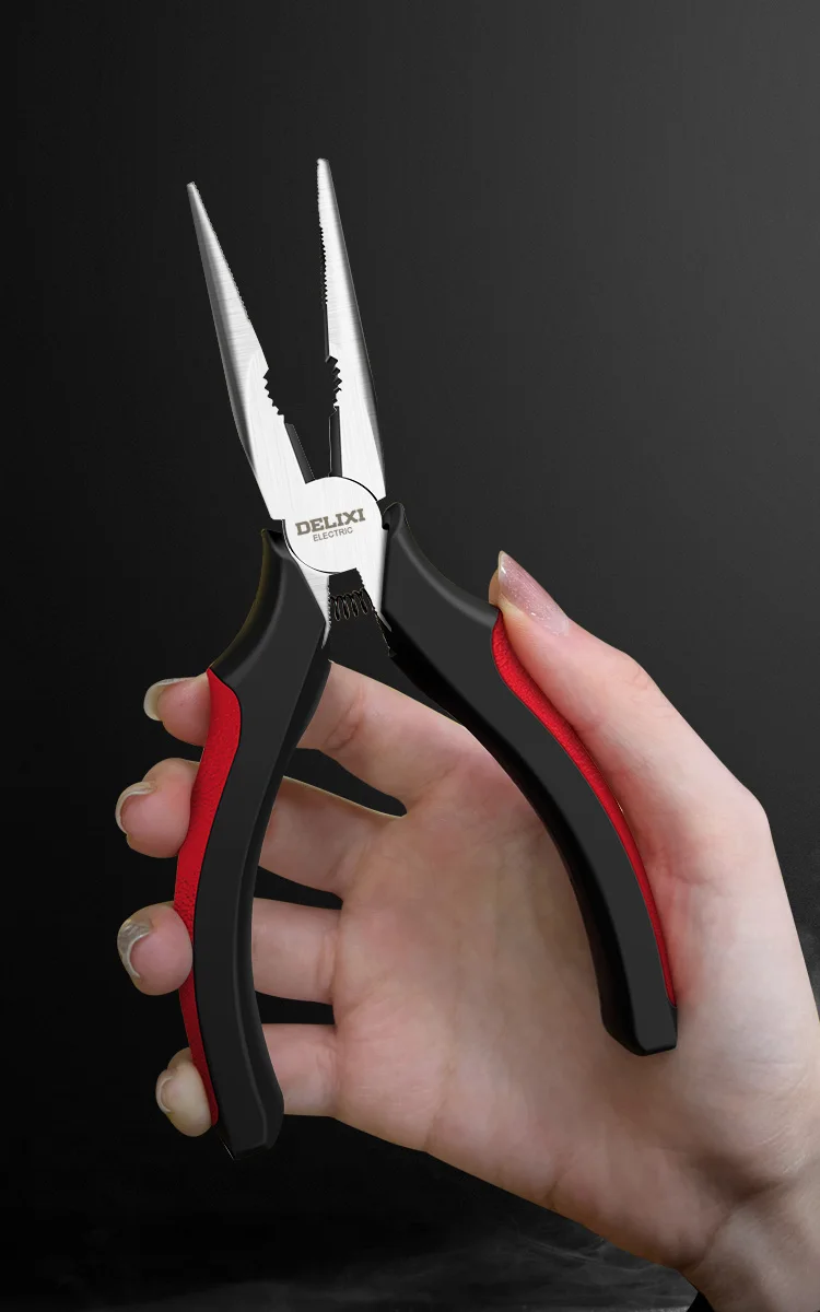DELIXI ELECTRIC Wire Pliers,Sharp Large Opening Diagonal Pliers Needle Nose Pliers,for Cutting,Twisting and Clamping MetalWires - Image 15