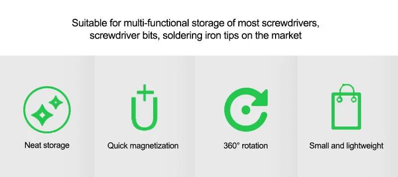 RELIFE RL-078A Rotating Screwdriver Storage Box Multi-functional Repair Tool Storage Rack Multiple Holes - Image 9
