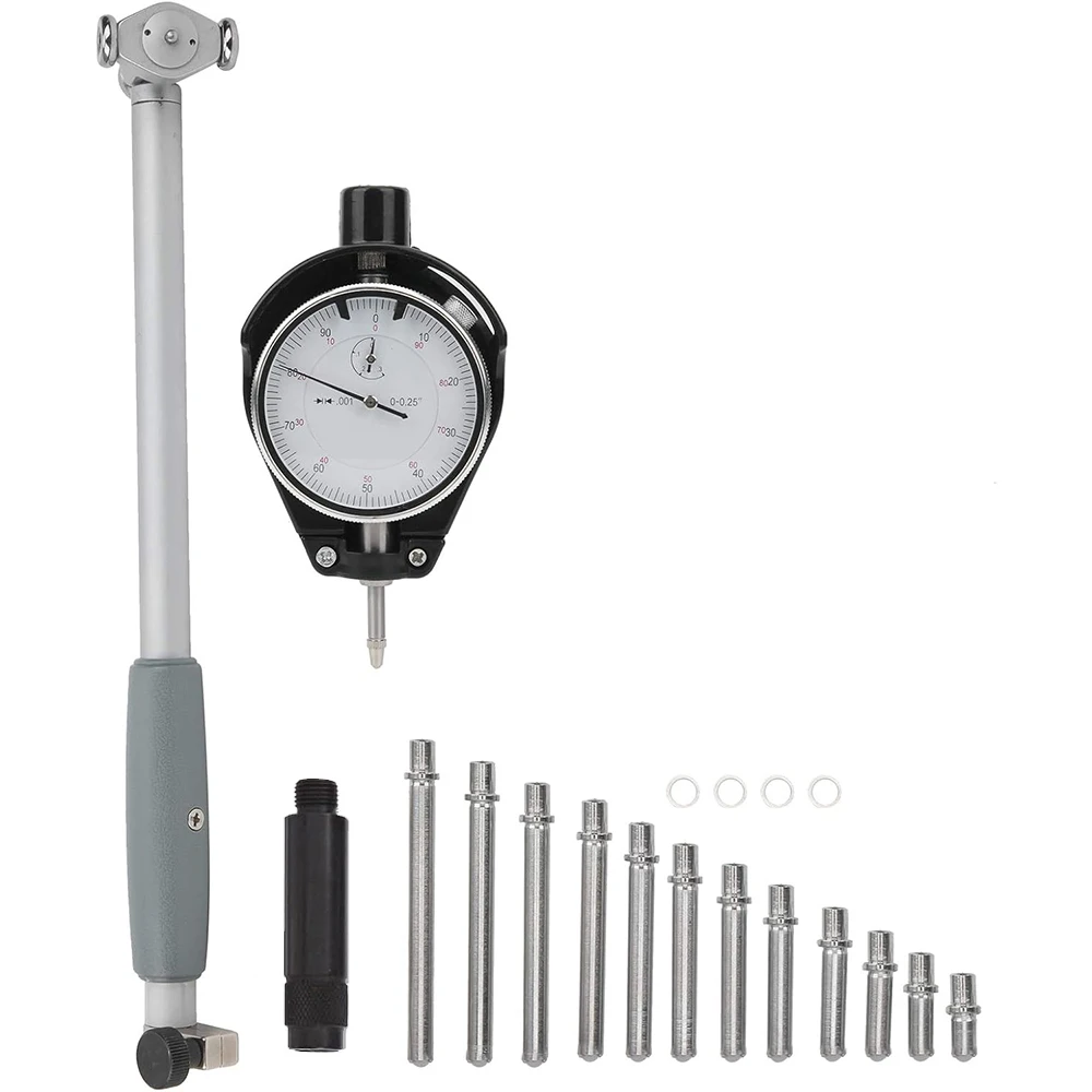 2" - 6" 0.001" Deep Engine Hole Measurement 50-160mm 0.01mm Dial Bore Indicator Gauge - Image 5