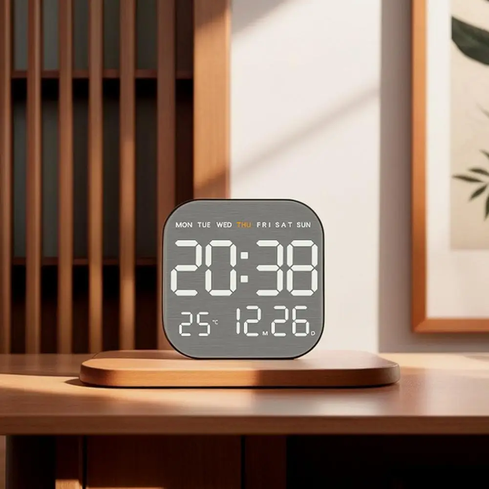 Mirror Brushed Finish Wall Clock Premium Feel Silent Wall Clock - Image 6