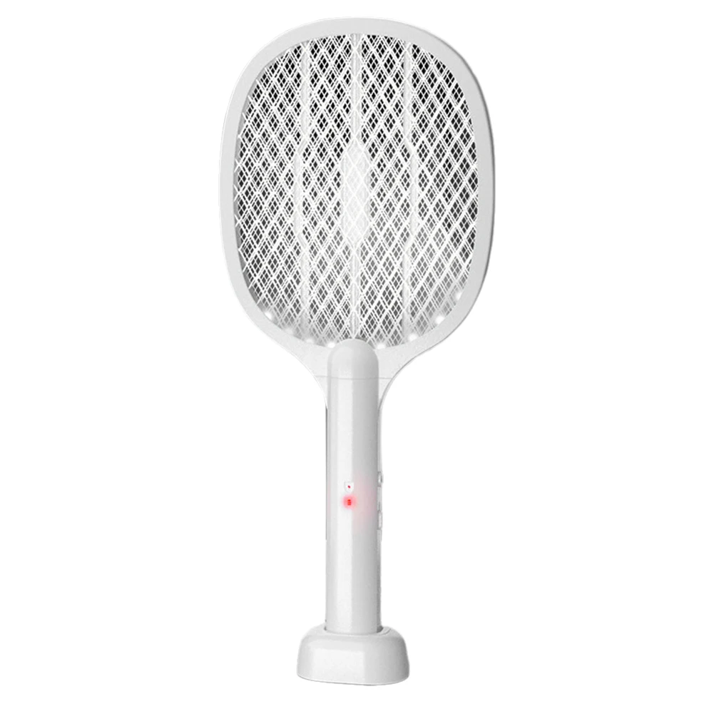 Handheld Electric Fly Swatter 3000V Bug Zapper Racket 2 in 1 Fly Swatter with USB Rechargeable Mosquito Killer Lamp - Image 7