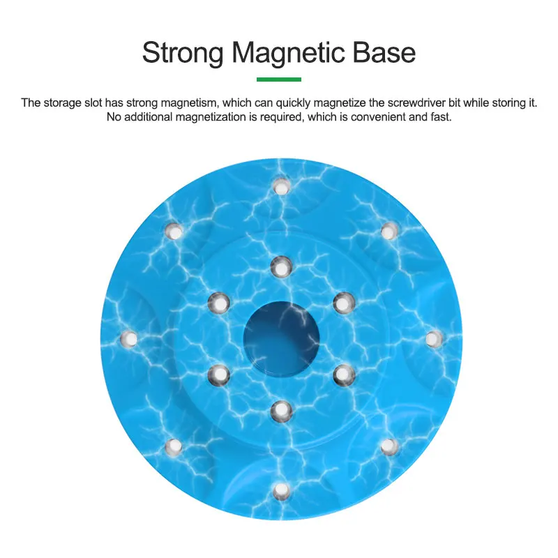 RELIFE RL-078A Rotating Screwdriver Storage Box Multi-functional Repair Tool Storage Rack Multiple Holes - Image 13