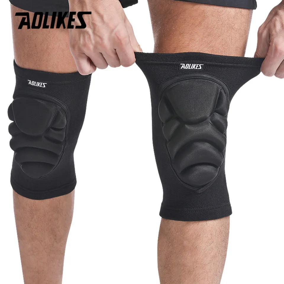 AOLIKES 1 Pair Knee Pads, Anti-Slip Collision Avoidance Kneepads with Thick EVA Foam - Image 3