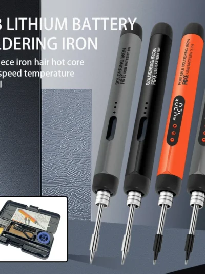 Portable 5V 8W USB Soldering Iron Wireless Electric Soldering Iron Fast Charging Lithium Battery Solder Iron