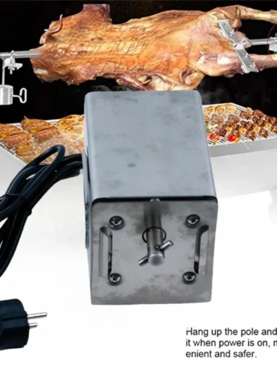 220V Outdoor/Home BBQ Grill Motor Rotating Motor Spit Rotisserie Motor For Roasting Furnace Roasted Lambs Piglets Chicken Motors