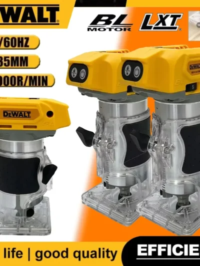 Dewalt Brushless Electric 33000RPM  Trimmer Cordless Woodworking Trimming Machine Wood Router Milling Engraving Slotting Machine