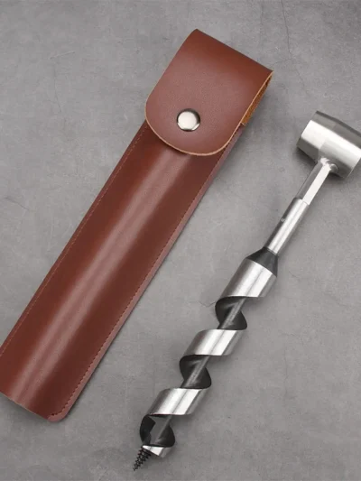 Portable Auger Drill Bit Survival Bushcraft Tools Survival Tool Manual Wood Auger Drill Bit for Wilderness Travel Camping