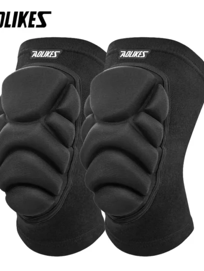 AOLIKES 1 Pair Knee Pads, Anti-Slip Collision Avoidance Kneepads with Thick EVA Foam