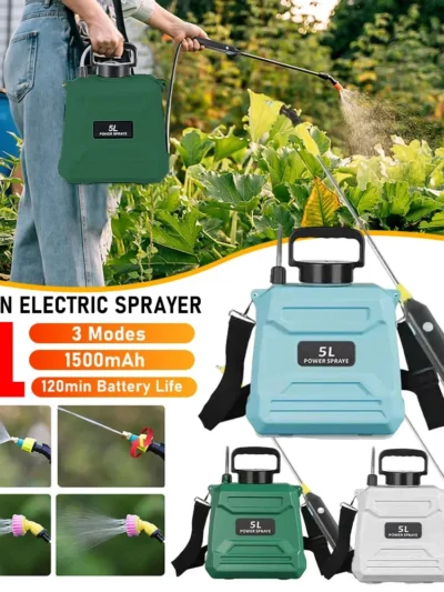 5L Portable Multi-purpose High Pressure Disinfection Spraying Machine Ultra Long Endurance Electric Sprayer for Farms Orchard