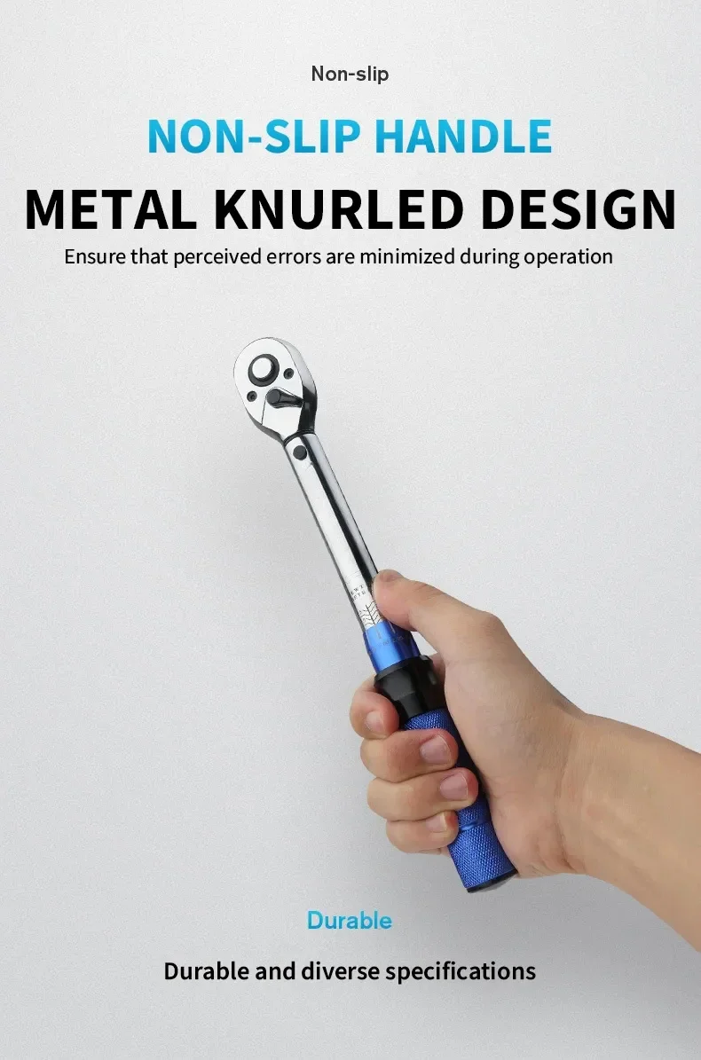 5-60N.m Torque Wrench 3/8 Inch Square Drive Torques Key ±3% High Precision Torque Wrench - Image 12
