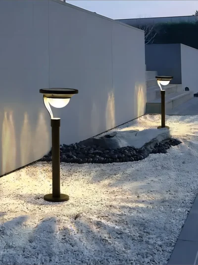 1pc Solar Energy Saving Lamp Super Bright Solar Lawn Lamp Waterproof Household Garden Villa Courtyard LED Solar Lamp