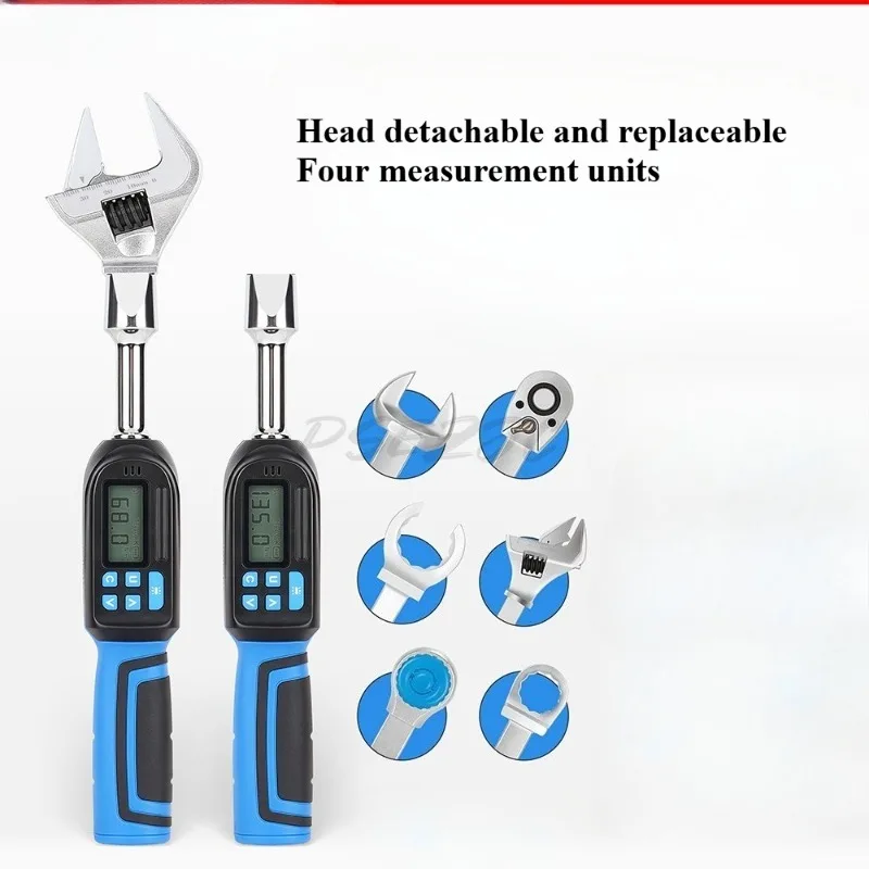 ± 2% High-precision Interchangeable Head Digital Torque Wrench Preset Torque Ratchet Wrench Four Mode Conversion - Image 4