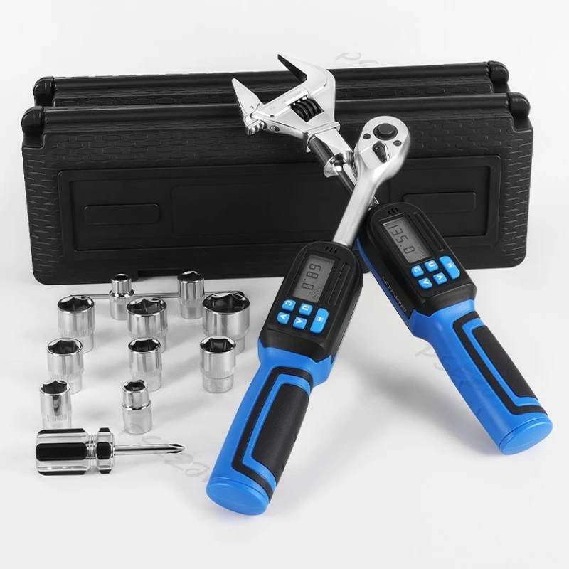 ± 2% High-precision Interchangeable Head Digital Torque Wrench Preset Torque Ratchet Wrench Four Mode Conversion - Image 19