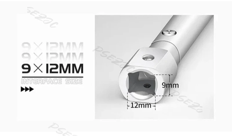 ± 2% High-precision Interchangeable Head Digital Torque Wrench Preset Torque Ratchet Wrench Four Mode Conversion - Image 12