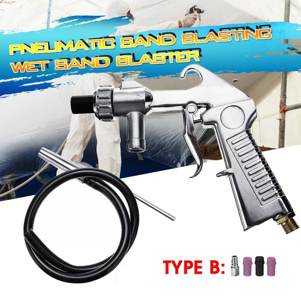Sandblaster Feed Blast Spray Gun Sandblasting Gun Abrasive Tool Ceramic Nozzles Tips Kit Pneumatic Tools - Image 8