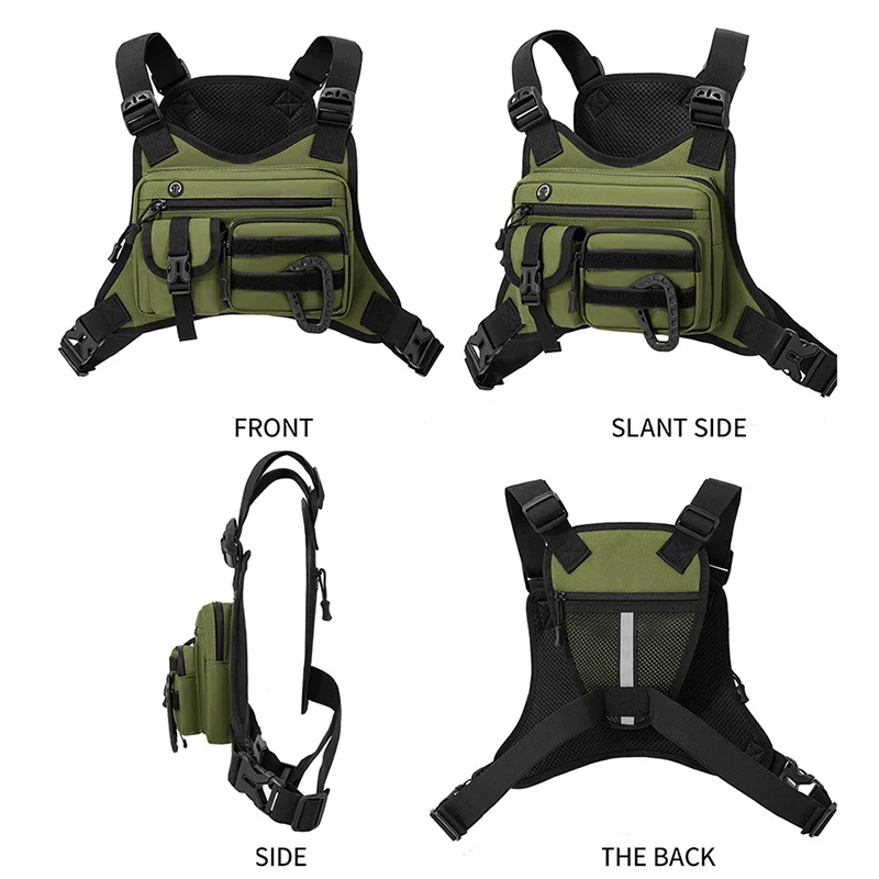 Camping Front Chest Vest Backpack Running Bag Cycling Jogging Hunting Vest - Image 30