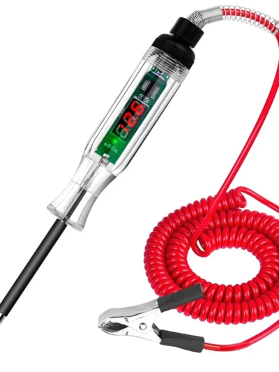 Car Truck Voltage Circuit Tester Auto 6V 24V Tools Car Diagnostic Probe Test Pen Light Bulb Electric Measuring Pen Tools