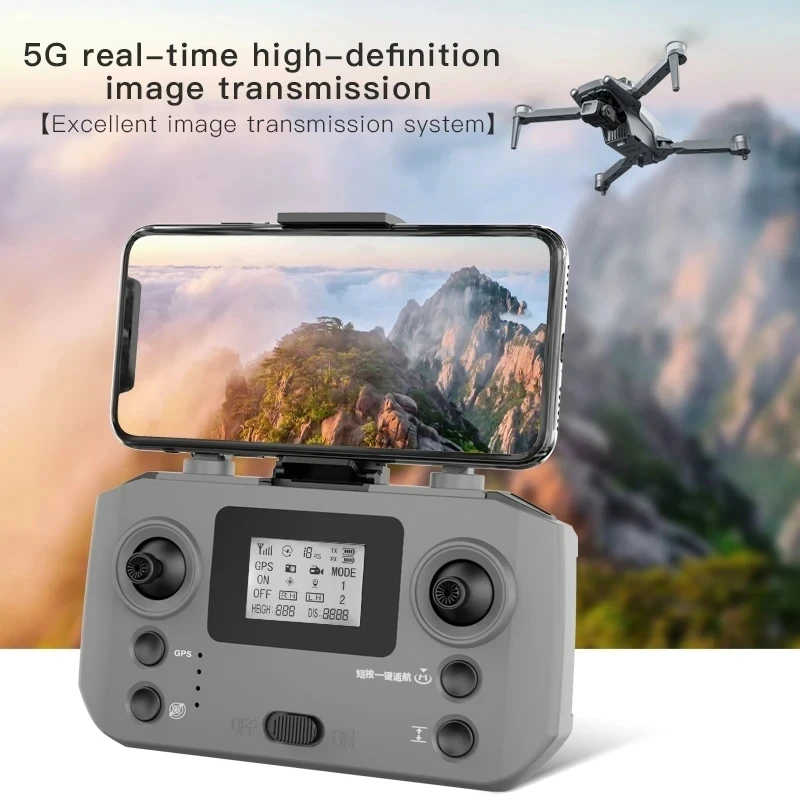 L600 PRO MAX GPS Drone Professional 4K 3-Axis PTZ HD Dual Camera Obstacle Avoidance Brushless Motor 5G WIFI RC Quadcopter Toys - Image 6