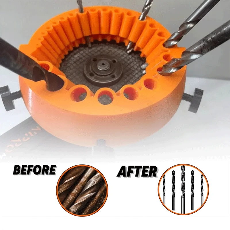 1/2/3PCS Multipurpose Drill Bit Grinding Sharpener Polishing Grinding Tool 118 Degree Angle Grinder Handheld Drill Sharpener - Image 4