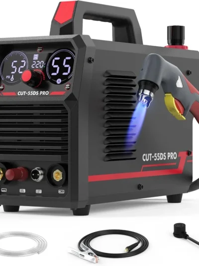 55 Amp Plasma Cutter Non-High Frequency, Large LED Digital Display Non-Touch Pilot Arc