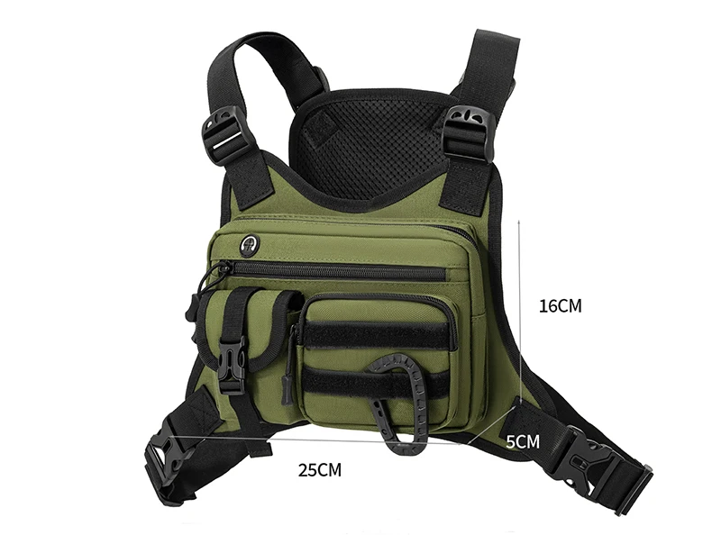 Camping Front Chest Vest Backpack Running Bag Cycling Jogging Hunting Vest - Image 24