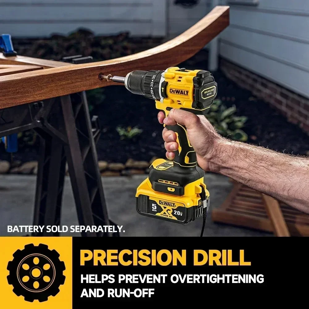 DEWALT DCD805 20V High - Performance Brushless Cordless Impact Drill & Screwdriver - Image 2