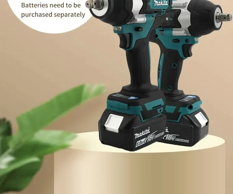 Makita DTW700 18V Brushless Electric Wrench Cordless Drill Screwdriver Free Delivery Large Torque Power Tools Torque Wrench - Image 15