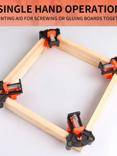 1pc 90 Degree Right Angle Clamp Fixing Clips Corner Woodworking Positioning Tool