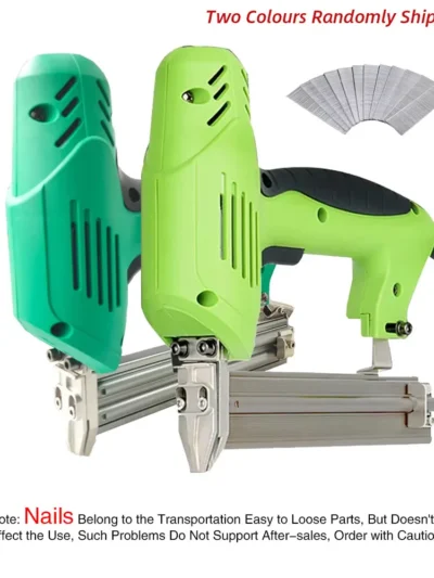 220V Electric Nail Gun Nailing Stapler Shooter Stapler Gun Woodworking Nail Gun Accessories Pneumatic Gun Nail F30 Straight Nail