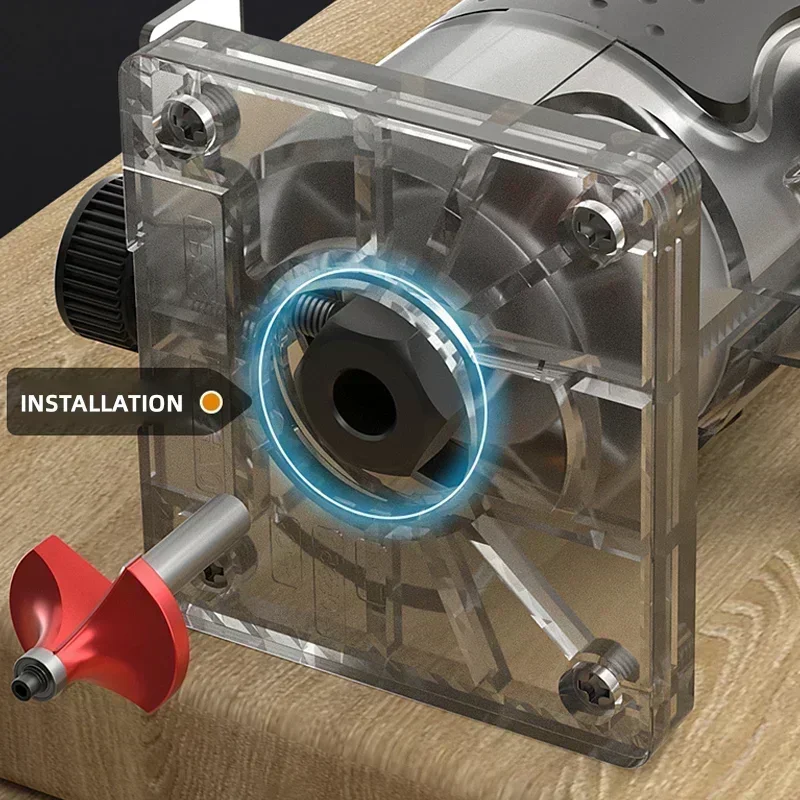 Dewalt Brushless Electric 33000RPM Trimmer Cordless Woodworking Trimming Machine Wood Router Milling Engraving Slotting Machine - Image 14