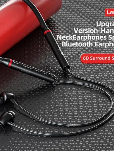 Origial Lenovo HE05X Bluetooth 5.0 Magnetic Absorption In-ear Design Earphones Skin-touching Headset HiFi Sound Headphones