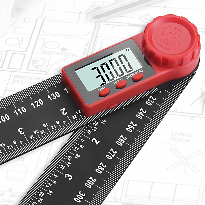 Protractors Digital Display Angle Level Ruler Goniometer Angle Finder Inclinometer75 90 Degree Measuring Gauging - Image 9