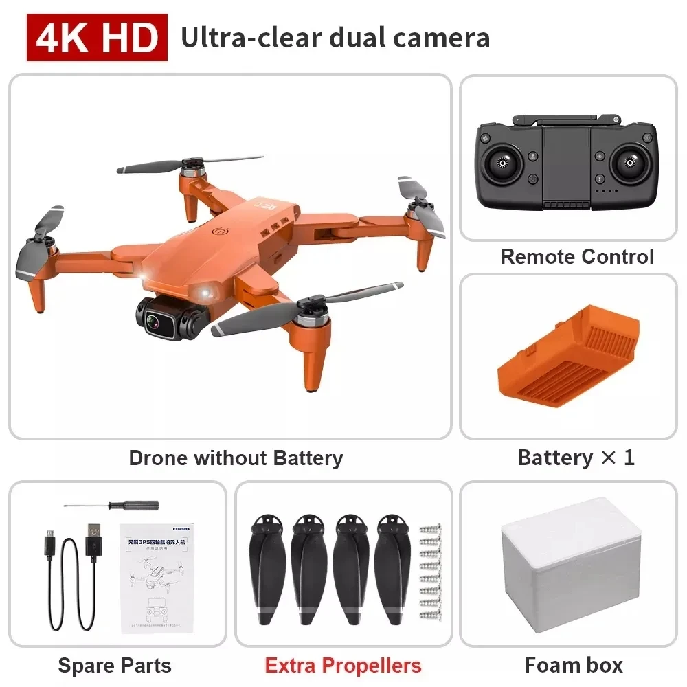 Drone L900 Pro 4K Professional 5G GPS HD Dual Camera Photography Brushless Foldable Quadcopter RC Distance 1.2KM Drones Toys - Image 7