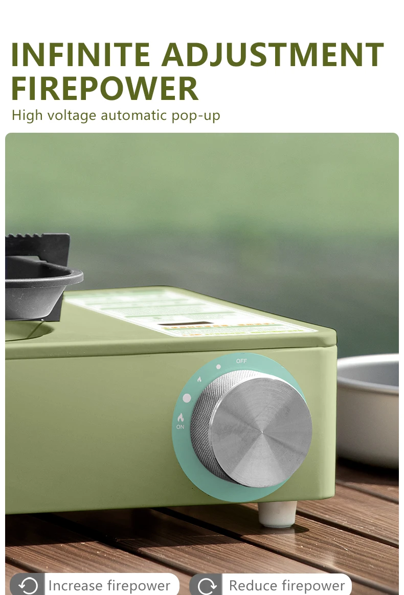 BISINNA Camping Gas Stove 5800W High Firepower Outdoor Portable Cassette Burner - Image 15