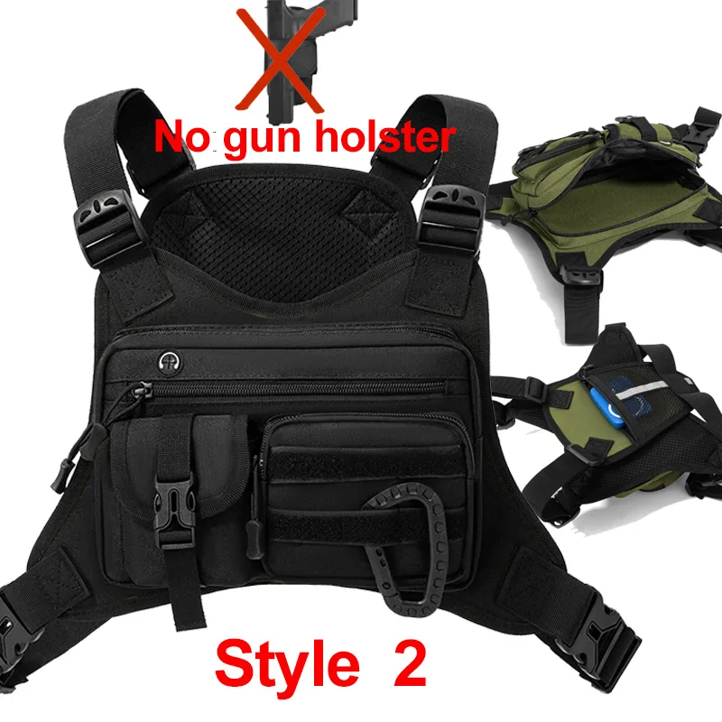 Camping Front Chest Vest Backpack Running Bag Cycling Jogging Hunting Vest - Image 10