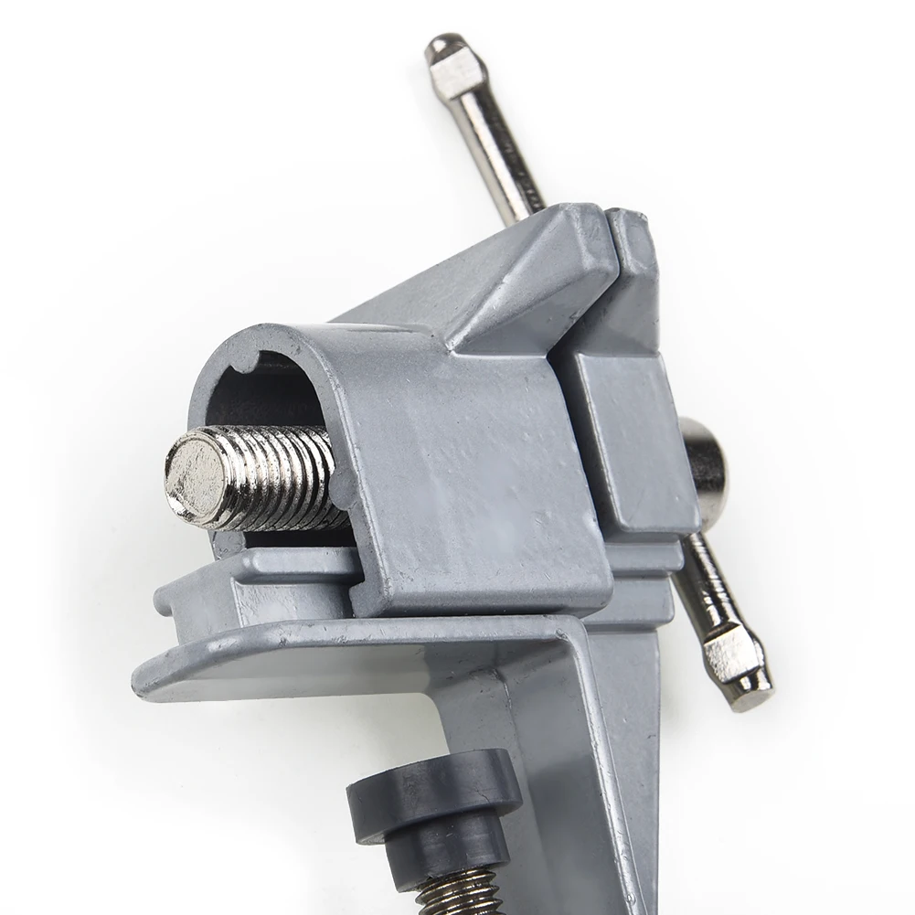 Mini Table Bench Vise Home Aluminum Work Clamp Craft Repair Tool - Image 9
