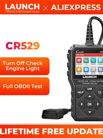 LAUNCH Creader 529 OBD2 Scanner Automotive Diagnostic Tool OBDII Code Reader Fault Code Reader