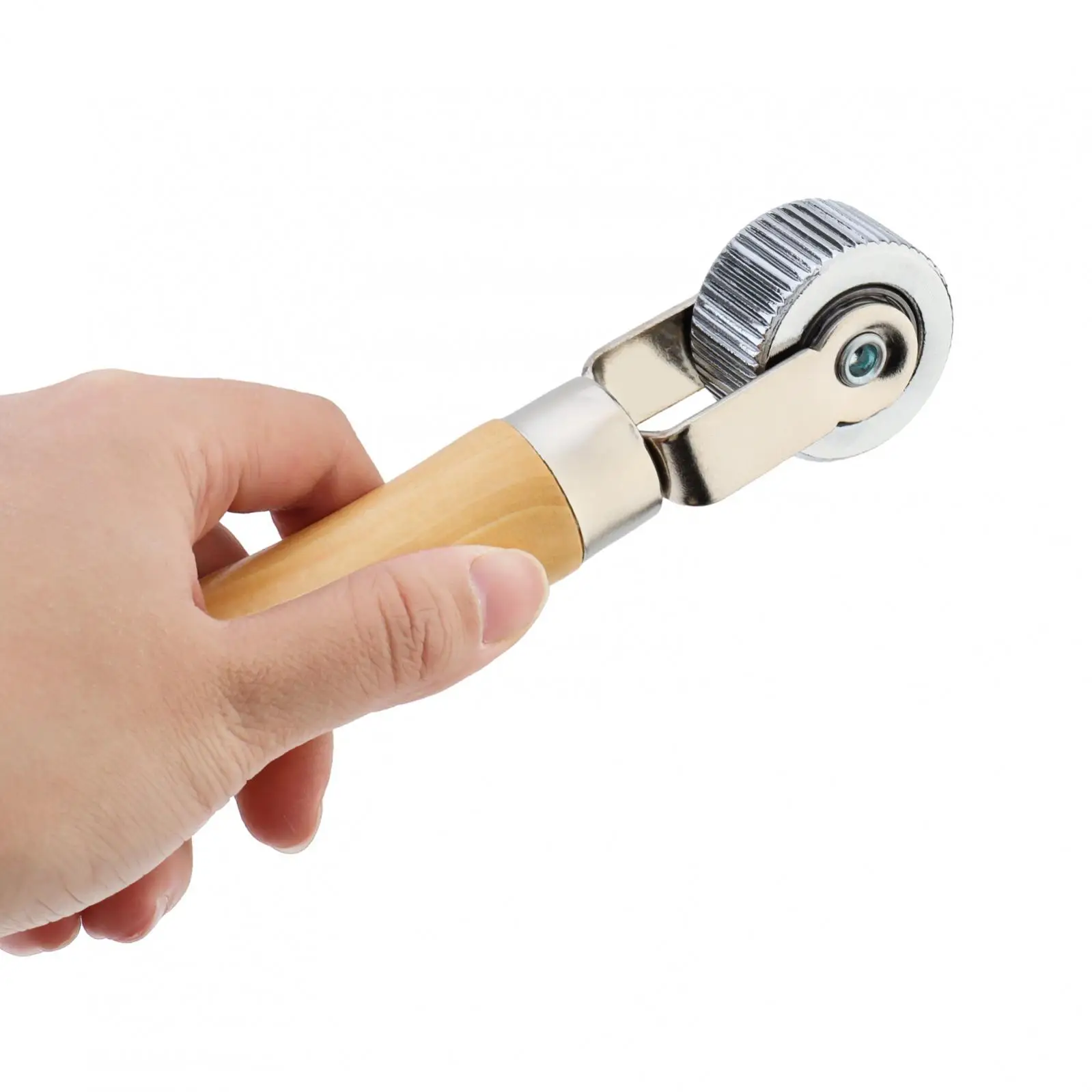 7 inch Tire Patch Roller Anti Slip Solid Wood Handle Roller Tool for Car / Motorcycle / Bicycle - Image 5