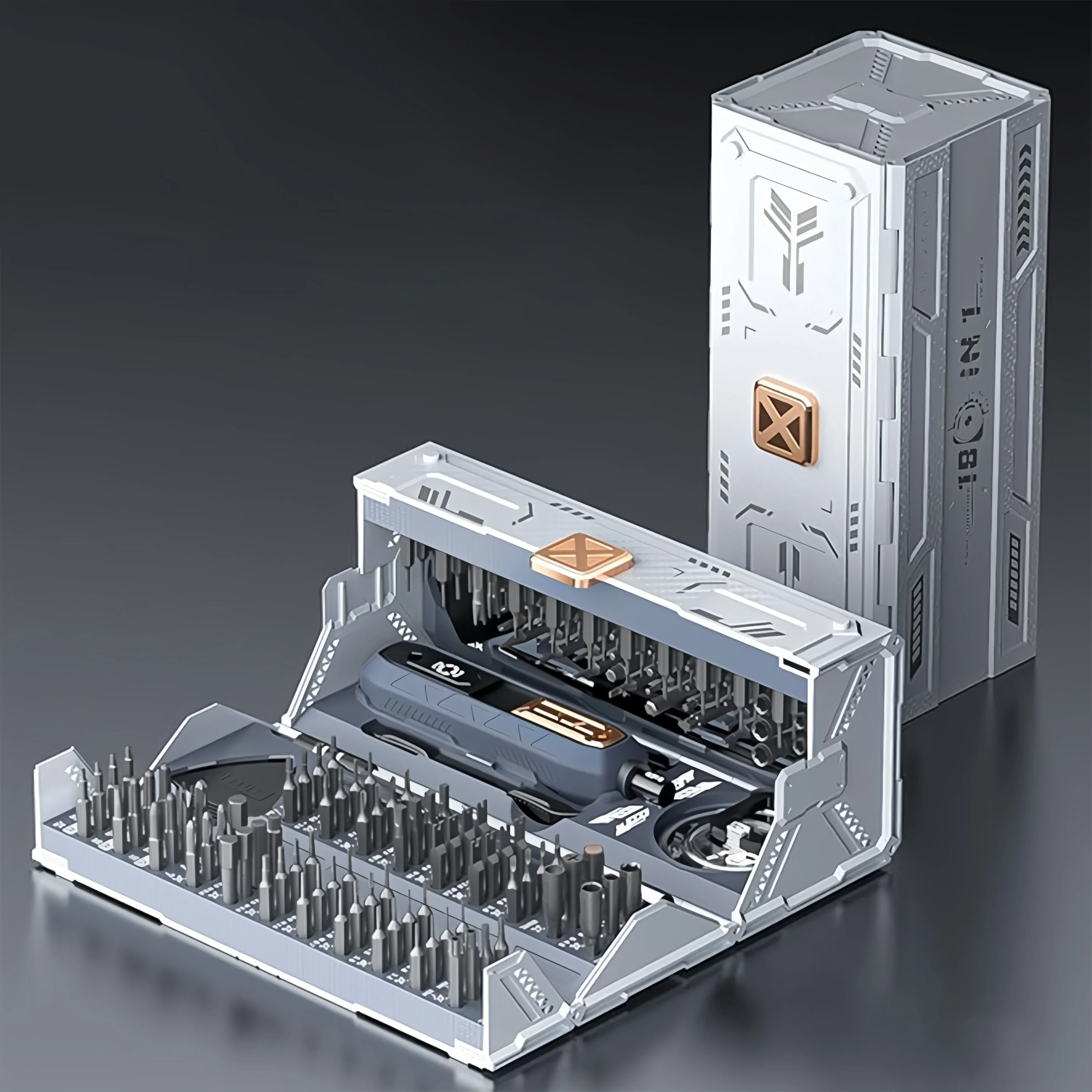 180 in 1 Precision Manual Multifunctional Screwdriver Set Magnetic Phillips Bits Mobile iPhone & PC & Glasses Repair Tool Gift - Image 6