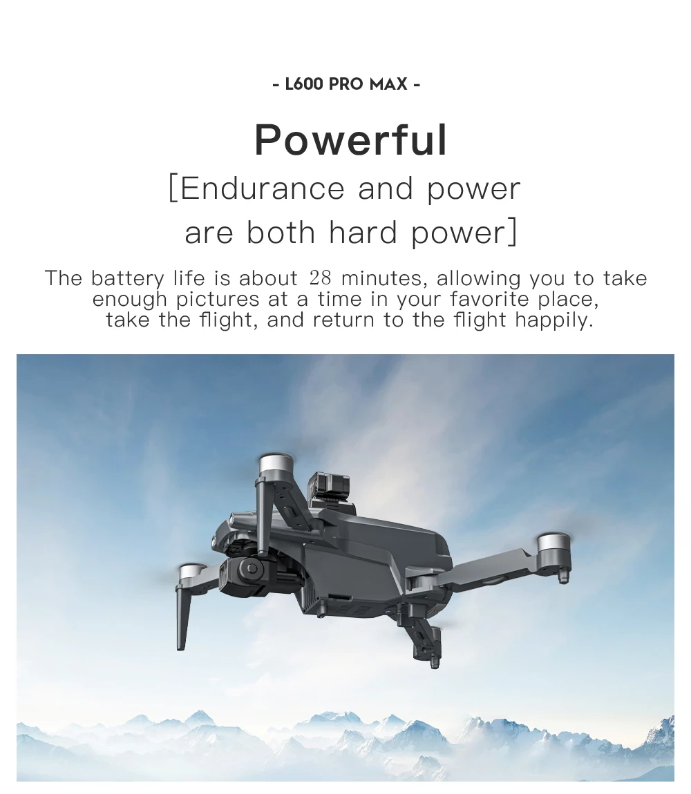 L600 PRO MAX GPS Drone Professional 4K 3-Axis PTZ HD Dual Camera Obstacle Avoidance Brushless Motor 5G WIFI RC Quadcopter Toys - Image 24