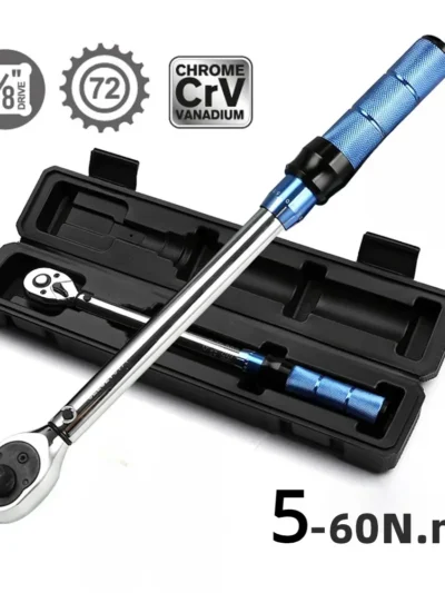 5-60N.m Torque Wrench 3/8 Inch Square Drive Torques Key ±3% High Precision Torque Wrench