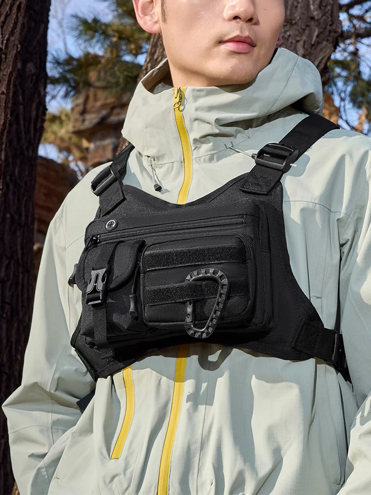 Camping Front Chest Vest Backpack Running Bag Cycling Jogging Hunting Vest - Image 25